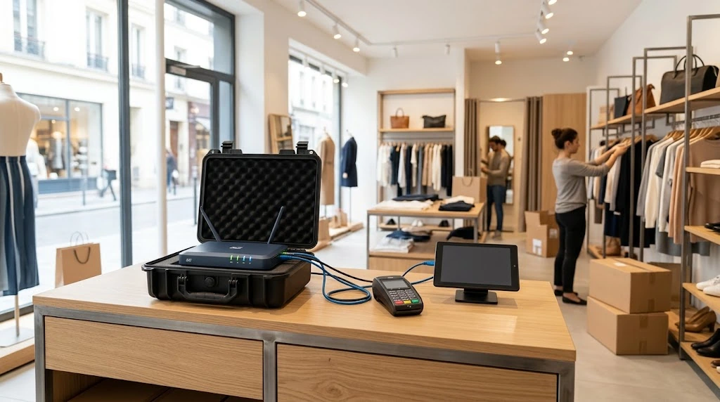 Internet Magasin Sans Fibre : Ouvrir un Point de Vente en 48h en 4G/5G Professionnelle (Guide 2026)
